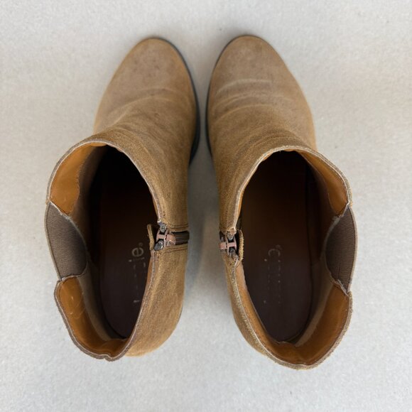 Kensie Women's Gazelle KS204141 Side Zip Dark Brown Ankle Bootie Women's 9M - Picture 8 of 10